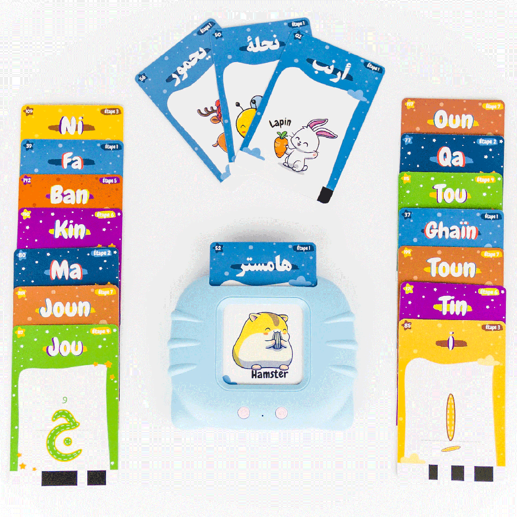 FLASH CARTE ALPHABET ARABE