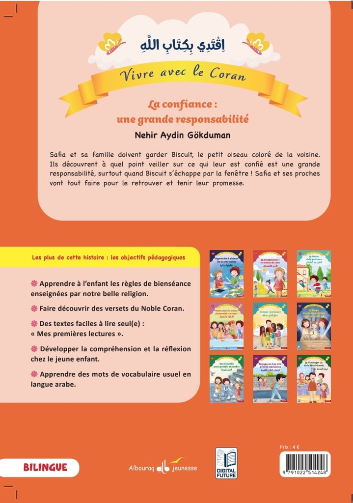 VIVRE AVEC LE CORAN TOME 2 - LA CONFIANCE : UNE GRANDE RESPONSABILITE