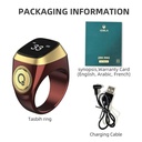 TASBIH BAGUE ZIKR RING - Marron