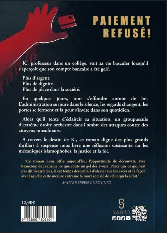 PAIEMENT REFUSE ! Thriller politique sur l'islamophobie