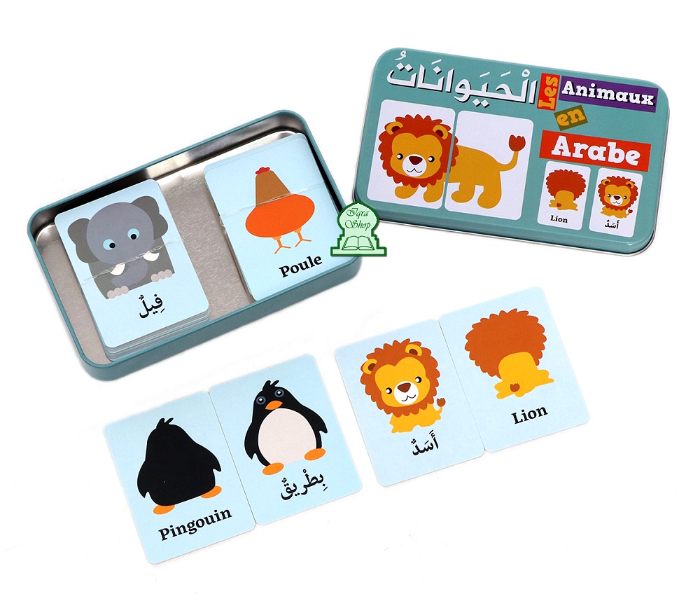 MA BOITE PUZZLE DUO - LES ANIMAUX EN ARABE