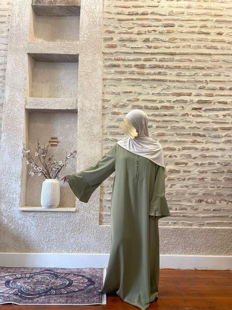 ROBE MANCHES EVASEES