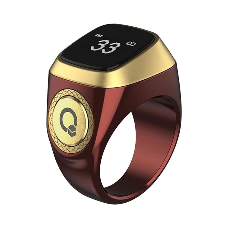 TASBIH BAGUE ZIKR RING - Marron