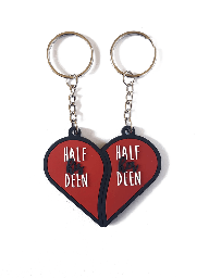 ​2 PORTE-CLES LA MOITIE DE SON DEEN